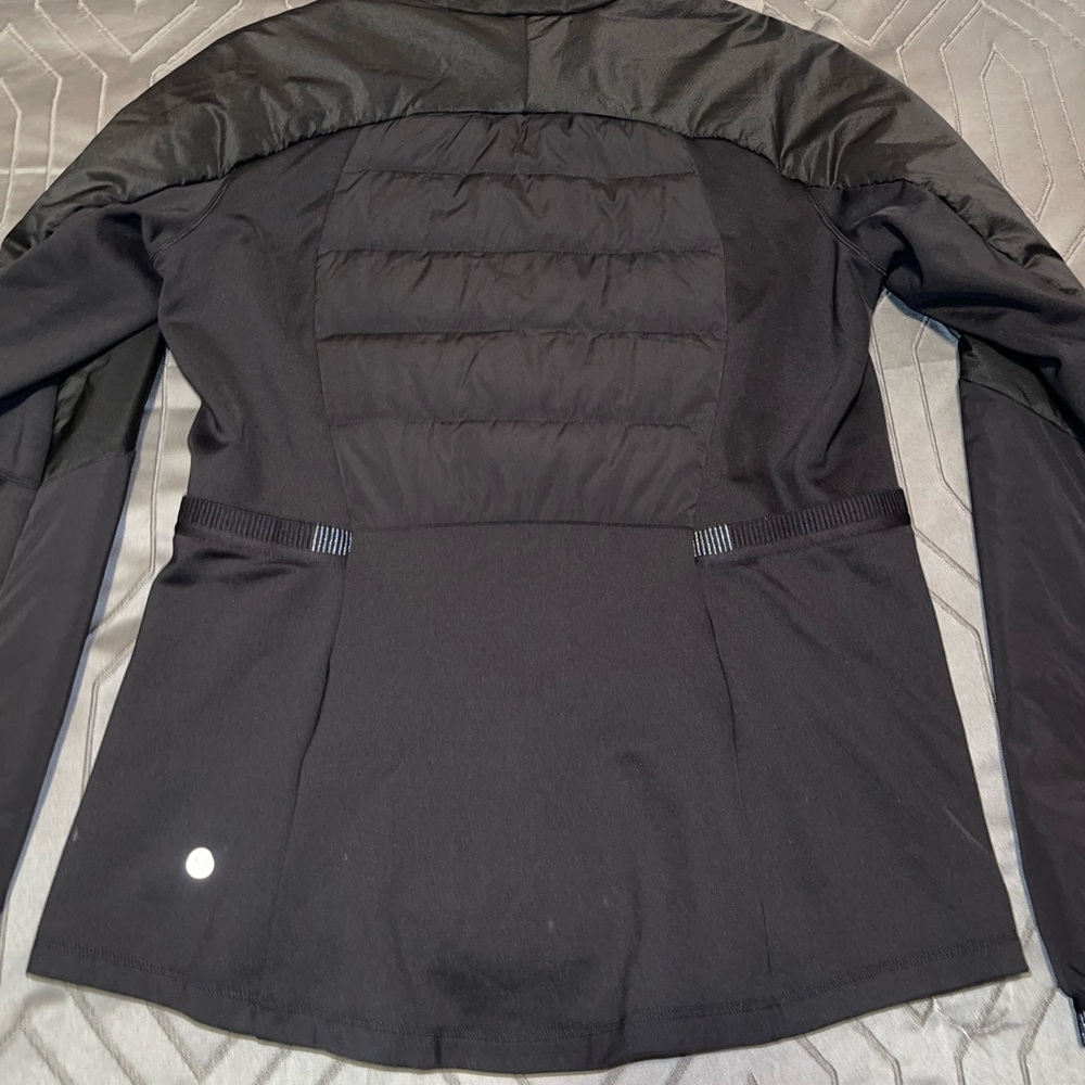 Lululemon Down For It All 1/2 Zip Pullover Jacket Black 12 - Picture 10 of 13
